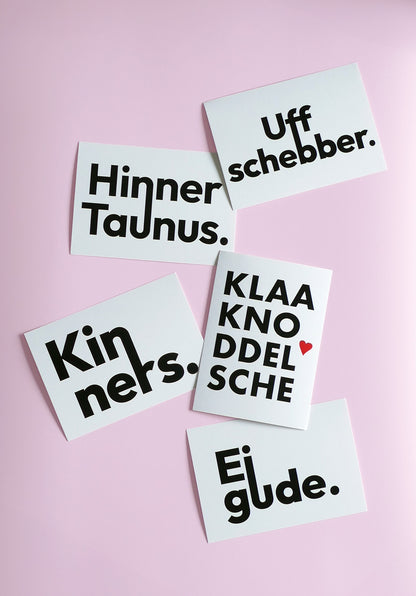 5er Postkarten-Set