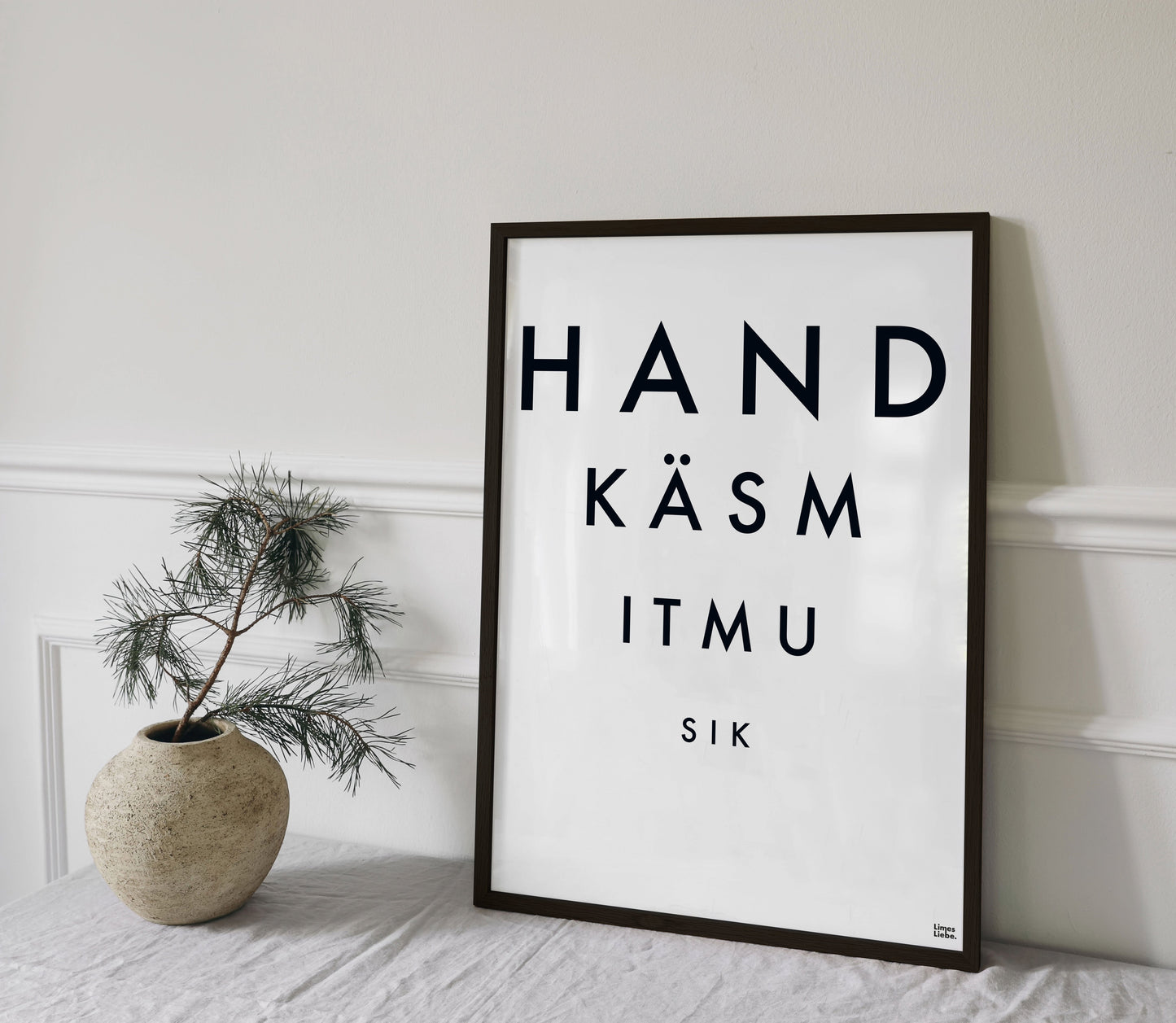 Hessisches Poster "Handkäs mit Musik"