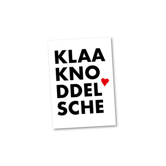 Postkarte "Klaa Knoddelsche"